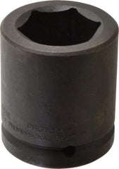 Proto - 1-1/2" Drive 2" Standard Impact Socket - 6 Points, 3-5/8" OAL - Industrial Tool & Supply