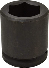Proto - 1-1/2" Drive 2-1/16" Standard Impact Socket - 6 Points, 3-5/8" OAL - Industrial Tool & Supply