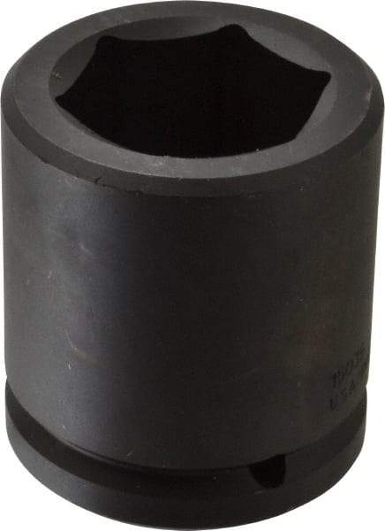 Proto - 1-1/2" Drive 2-3/16" Standard Impact Socket - 6 Points, 3-5/8" OAL - Industrial Tool & Supply