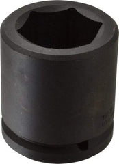 Proto - 1-1/2" Drive 2-3/16" Standard Impact Socket - 6 Points, 3-5/8" OAL - Industrial Tool & Supply
