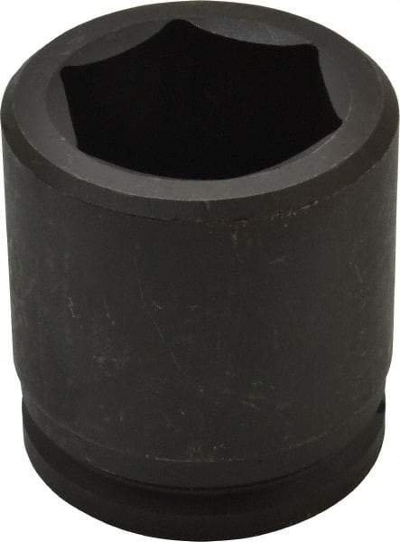 Proto - 1-1/2" Drive 2-1/2" Standard Impact Socket - 6 Points, 4" OAL - Industrial Tool & Supply
