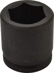 Proto - 1-1/2" Drive 2-1/2" Standard Impact Socket - 6 Points, 4" OAL - Industrial Tool & Supply