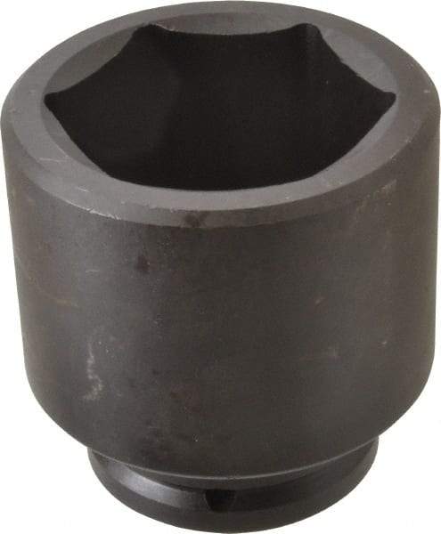 Proto - 1-1/2" Drive 3-1/2" Standard Impact Socket - 6 Points, 4-31/32" OAL - Industrial Tool & Supply