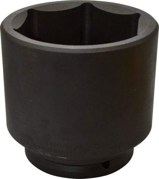 Proto - 1-1/2" Drive 4-3/4" Standard Impact Socket - 6 Points, 6-1/4" OAL - Industrial Tool & Supply