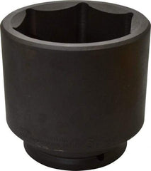 Proto - 1-1/2" Drive 4-3/4" Standard Impact Socket - 6 Points, 6-1/4" OAL - Industrial Tool & Supply