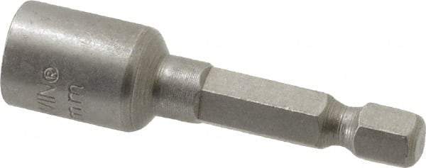 Irwin - 15/64" Magnetic Nutsetter - 1/4" Hex Drive, 1-11/16" OAL, 1/2" Socket Nose Diam - Industrial Tool & Supply