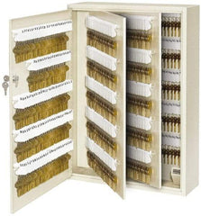 Master Lock - 730 Keys, Almond Key Storage Cabinet - 18" Wide x 7" Deep x 25-1/4" High - Industrial Tool & Supply