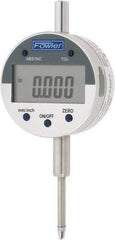 Fowler - 0 to 1" Range, 0.0005" Graduation, Electronic Drop Indicator - Inch & Metric System, Digital Display - Industrial Tool & Supply