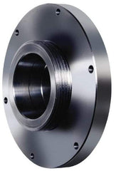 Pratt Burnerd America - Adapter Back Plate for 8" Diam Self Centering Lathe Chucks - L-00 Mount, 2-1/4" Through Hole Diam, Steel - Industrial Tool & Supply