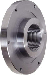 Pratt Burnerd America - Adapter Back Plate for 6" Diam Self Centering Lathe Chucks - 1-1/2 - 8 Mount, 1.81" Through Hole Diam, Steel - Industrial Tool & Supply