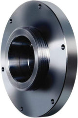 Pratt Burnerd America - Adapter Back Plate for 6" Diam Self Centering Lathe Chucks - L-00 Mount, 1.81" Through Hole Diam, Steel - Industrial Tool & Supply