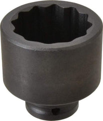 Proto - 3/4" Drive 2-1/8" Standard Impact Socket - 12 Points, 3-3/32" OAL - Industrial Tool & Supply