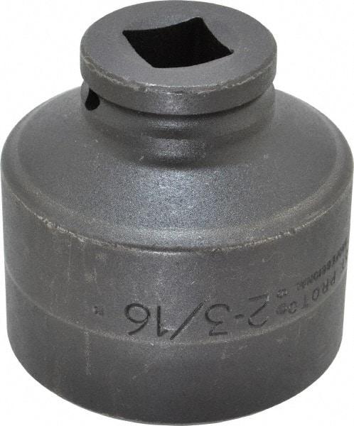 Proto - 3/4" Drive 2-3/16" Standard Impact Socket - 12 Points, 3-1/8" OAL - Industrial Tool & Supply