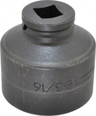 Proto - 3/4" Drive 2-3/16" Standard Impact Socket - 12 Points, 3-1/8" OAL - Industrial Tool & Supply