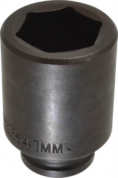 Proto - 3/4" Drive 41mm Deep Impact Socket - 6 Points, 3-1/2" OAL - Industrial Tool & Supply