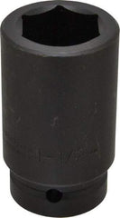 Proto - 1" Drive 1-1/2" Deep Impact Socket - 6 Points, 4" OAL - Industrial Tool & Supply