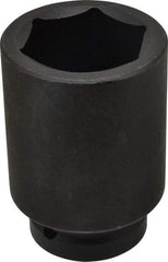 Proto - 1" Drive 2-1/8" Deep Impact Socket - 6 Points, 4-1/2" OAL - Industrial Tool & Supply