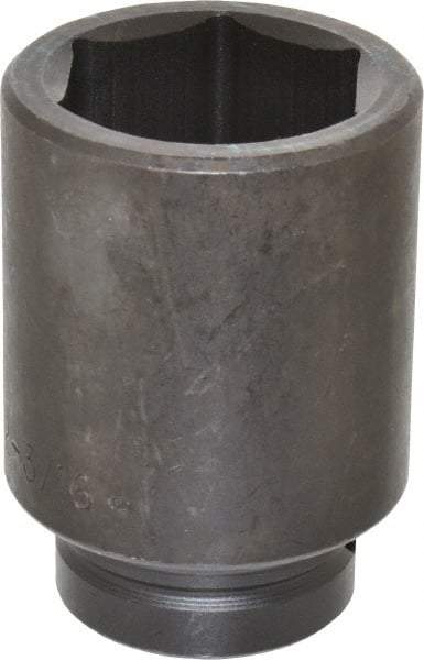 Proto - 1" Drive 2-3/16" Deep Impact Socket - 6 Points, 4-1/2" OAL - Industrial Tool & Supply