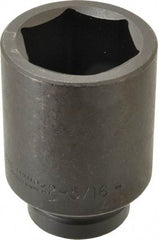 Proto - 1" Drive 2-5/16" Deep Impact Socket - 6 Points, 4-3/4" OAL - Industrial Tool & Supply