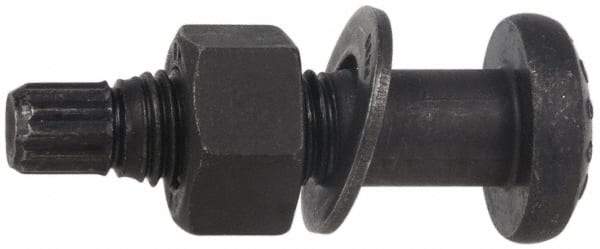 Value Collection - 3/4-10 Thread, 3-1/2" Length Under Head, 1-3/8" Head Diam, Tension Control Bolt - Grade A-490 Steel, Uncoated - Industrial Tool & Supply