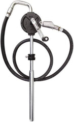 PRO-LUBE - Oil Lubrication 10 Gal/min Flow Cast Iron Rotary Hand Pump - For 15 to 55 Gal Container, Use with Diesel Fuel, Kerosene & Petroleum-Based Fluids, Do Not Use with Water-Based Media - Industrial Tool & Supply
