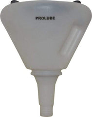 PRO-LUBE - 8" Diam, Spill Proof Funnel - Industrial Tool & Supply