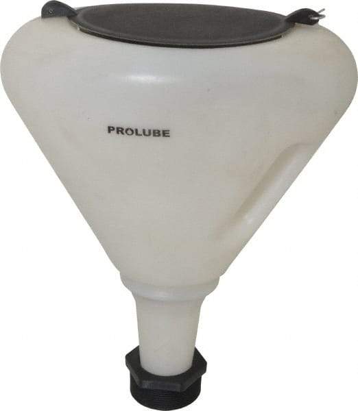 PRO-LUBE - 9-1/2" Diam, Spill Proof Funnel - Industrial Tool & Supply