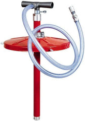 PRO-LUBE - Aluminium, NBR, PVC & Steel Hand Operated Drum Pump - 8 oz per Stroke, For 5 to 6-1/2 Gal Drums, For Tire Sealant - Industrial Tool & Supply