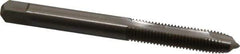 Hertel - 1/4-28 UNF, 2 Flute, Bright Finish, High Speed Steel Spiral Point Tap - Plug Chamfer, Right Hand Thread, 2-1/2" OAL, 1" Thread Length - Exact Industrial Supply