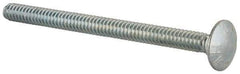 Value Collection - #10-24 UNC 2-1/2" Length Under Head, Standard Square Neck, Carriage Bolt - Grade 2 Steel, Zinc-Plated Finish - Industrial Tool & Supply