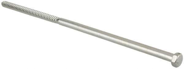 Value Collection - 1/2" Screw, 16" Length Under Head, Steel, Hex Head Lag Screw - Hot Dipped Galvanized, Grade 2 - Industrial Tool & Supply