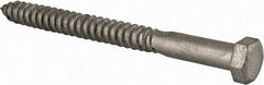 Value Collection - 5/8" Screw, 7" Length Under Head, Steel, Hex Head Lag Screw - Hot Dipped Galvanized, Grade 2 - Industrial Tool & Supply