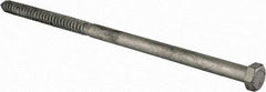 Value Collection - 5/8" Screw, 14" Length Under Head, Steel, Hex Head Lag Screw - Hot Dipped Galvanized, Grade 2 - Industrial Tool & Supply