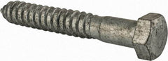 Value Collection - 3/4" Screw, 5" Length Under Head, Steel, Hex Head Lag Screw - Hot Dipped Galvanized, Grade 2 - Industrial Tool & Supply