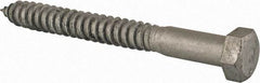 Value Collection - 3/4" Screw, 7" Length Under Head, Steel, Hex Head Lag Screw - Hot Dipped Galvanized, Grade 2 - Industrial Tool & Supply