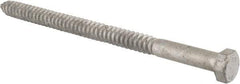 Value Collection - 3/4" Screw, 12" Length Under Head, Steel, Hex Head Lag Screw - Hot Dipped Galvanized, Grade 2 - Industrial Tool & Supply