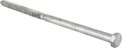 Value Collection - 3/4" Screw, 16" Length Under Head, Steel, Hex Head Lag Screw - Hot Dipped Galvanized, Grade 2 - Industrial Tool & Supply