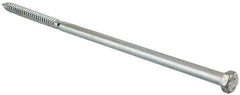 Value Collection - 5/8" Screw, 18" Length Under Head, Steel, Hex Head Lag Screw - Zinc Plated, Grade 2 - Industrial Tool & Supply