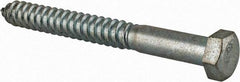 Value Collection - 3/4" Screw, 7" Length Under Head, Steel, Hex Head Lag Screw - Zinc Plated, Grade 2 - Industrial Tool & Supply