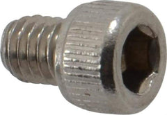 Value Collection - #10-32 UNF Hex Socket Drive, Socket Cap Screw - Grade 18-8 Stainless Steel, Uncoated, Fully Threaded, 1/4" Length Under Head - Industrial Tool & Supply