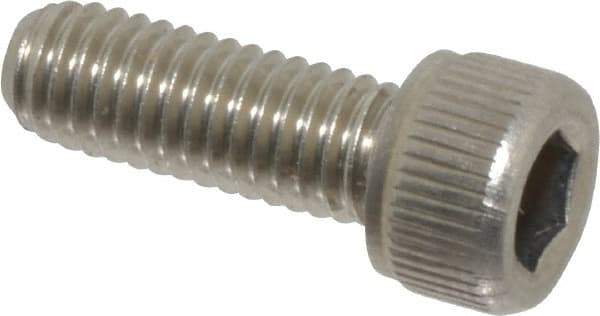 Value Collection - #10-32 UNF Hex Socket Drive, Socket Cap Screw - Grade 18-8 Stainless Steel, Uncoated, Fully Threaded, 9/16" Length Under Head - Industrial Tool & Supply