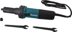 Makita - 1/4 Inch Collet, 25,000 RPM, Straight, Electric Die Grinder - 120 Volt, 3.5 Amp - Industrial Tool & Supply