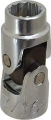 Proto - 7/16", 3/8" Drive, Standard Hand Socket - 12 Points, 1-3/4" OAL, Alloy Steel, Chrome Finish - Industrial Tool & Supply
