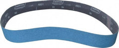 Norton - 2" Wide x 48" OAL, 50 Grit, Zirconia Alumina Abrasive Belt - Zirconia Alumina, Coarse, Coated, Y Weighted Cloth Backing, Dry, Series R821 - Industrial Tool & Supply