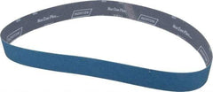 Norton - 2" Wide x 48" OAL, 60 Grit, Zirconia Alumina Abrasive Belt - Zirconia Alumina, Medium, Coated, Y Weighted Cloth Backing, Dry, Series R821 - Industrial Tool & Supply