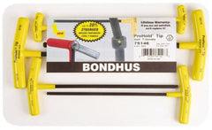 Bondhus - 6 Piece T-Handle Hex Key Set - Industrial Tool & Supply