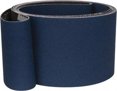 Norton - 3" Wide x 132" OAL, 24 Grit, Zirconia Alumina Abrasive Belt - Zirconia Alumina, Very Coarse, Coated, Y Weighted Cloth Backing, Series R824 - Industrial Tool & Supply