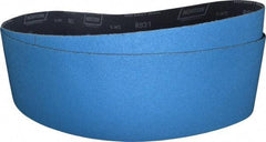 Norton - 6" Wide x 48" OAL, 40 Grit, Zirconia Alumina Abrasive Belt - Zirconia Alumina, Coarse, Coated, Y Weighted Cloth Backing, Dry, Series R821 - Industrial Tool & Supply
