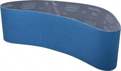 Norton - 6" Wide x 48" OAL, 60 Grit, Zirconia Alumina Abrasive Belt - Zirconia Alumina, Medium, Coated, Y Weighted Cloth Backing, Dry, Series R821 - Industrial Tool & Supply