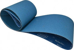 Norton - 8" Wide x 107" OAL, 50 Grit, Zirconia Alumina Abrasive Belt - Zirconia Alumina, Coarse, Coated, Y Weighted Cloth Backing - Industrial Tool & Supply